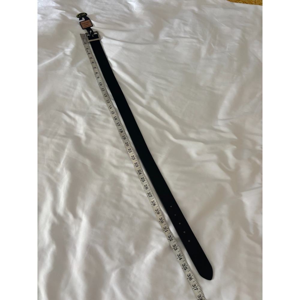 New Bison Design Leather Belt 30 Black 38mm Standard Heritage Americana Workwear - Picture 16 of 16